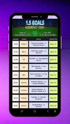 Predictions Football Paris android App screenshot 3